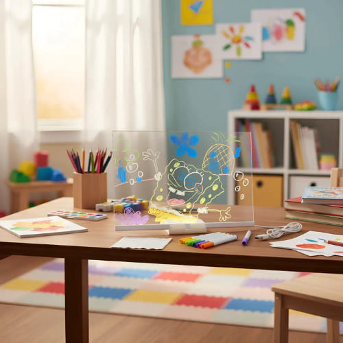 Pizarra LED Mágica + 7 Marcadores de Regalo🎁