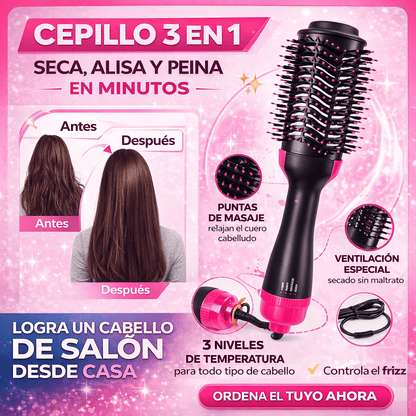 Cepillo Secador 3 en 1