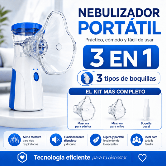 Nebulizador Portatil 3 en 1