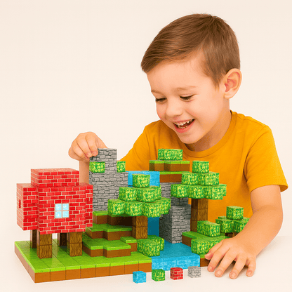 🧱 Bloques Magnéticos Minecraft ¡Construye Sin Límites! 🧲