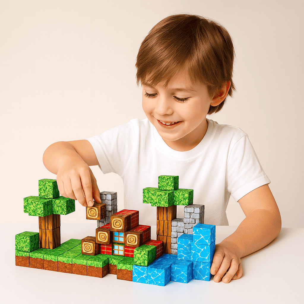 🧱 Bloques Magnéticos Minecraft ¡Construye Sin Límites! 🧲