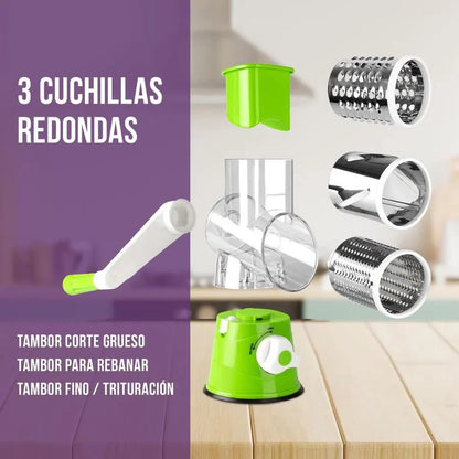Rallador 3 en 1 Manual para Cocina