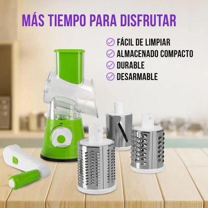 Rallador 3 en 1 Manual para Cocina