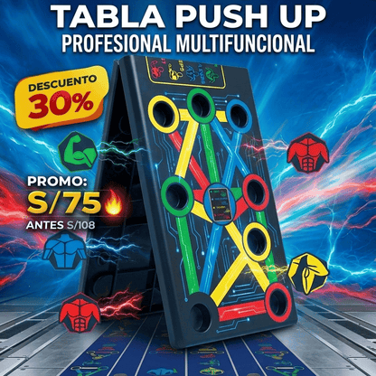 TABLA PUSH UP PARA FLEXIONES🔥